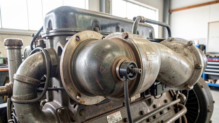 What do the exhaust gas temperatures reveal?