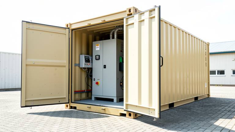 CHP unit in a container – what's inside?