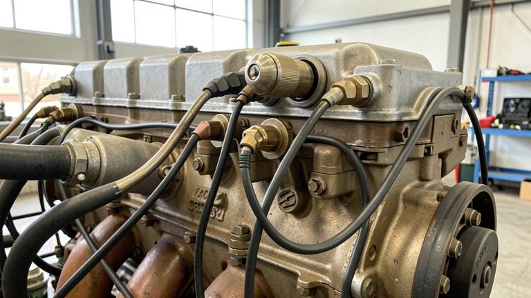What causes knocking in the gas engine?