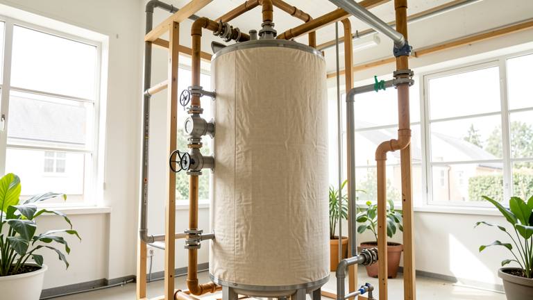 How large must the buffer tank be?