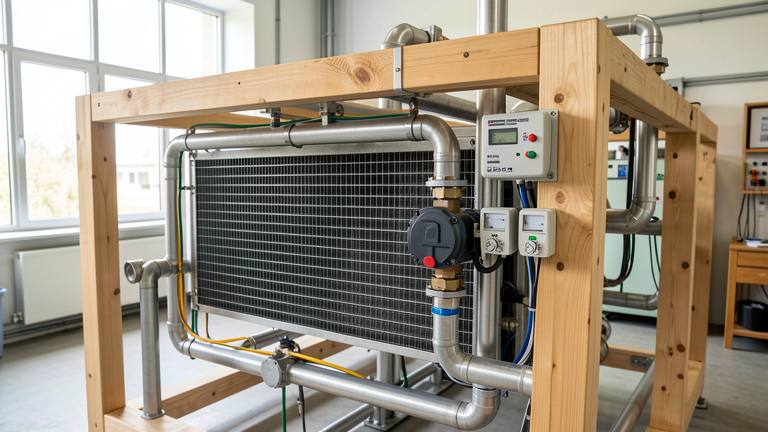 What temperatures does the heating network require?
